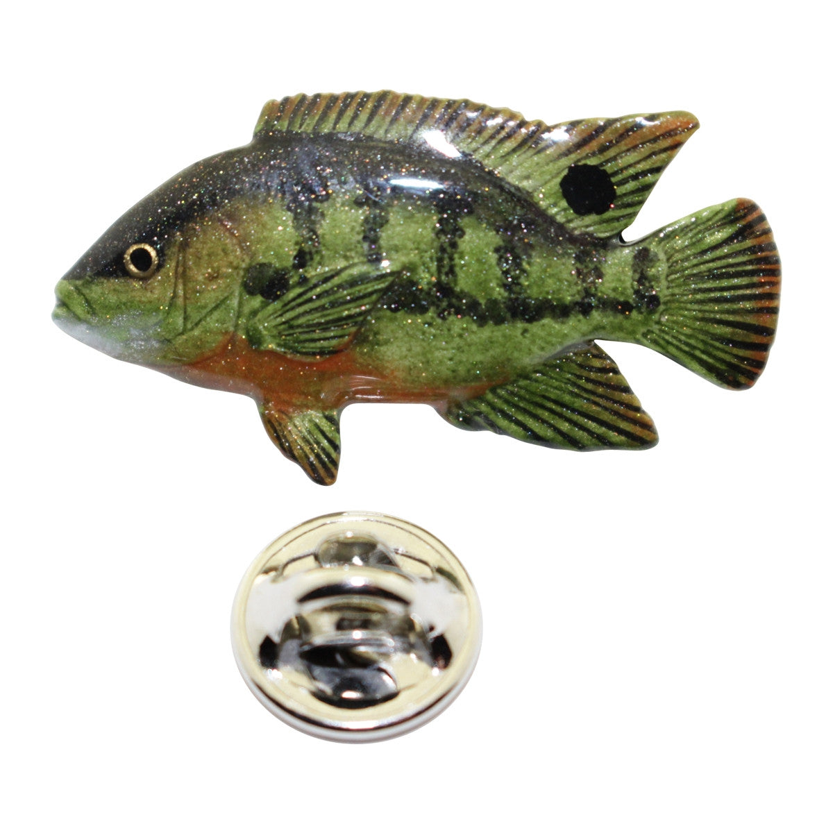 Tilapia Pin ~ Hand Painted ~ Lapel Pin ~ Hand Painted Lapel Pin ~ Sarah's Treats & Treasures